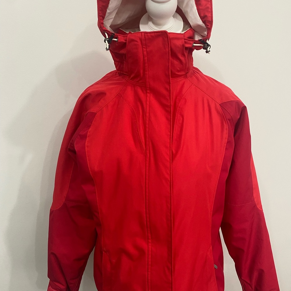 Lands' End Women's Vibrant Red Ski Jacket Size XS 2-4